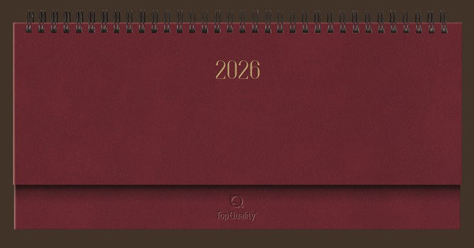 PLANNING SETTIMANALE ROSSO TOPQUALITY 29X12  4716
