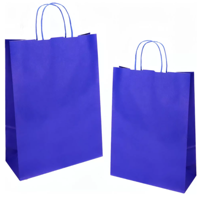 BUSTE SHOPPER JOLLY CARTA 22X10X32 BLU 25PZ   SH31529