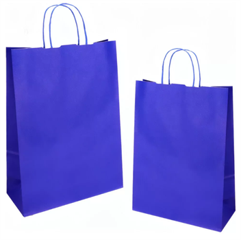 BUSTE SHOPPER JOLLY CARTA 22X10X32 BLU 25PZ   SH31529