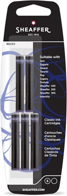 REFILL CARTUCCE SHEAFFER NERO 96330