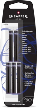 REFILL CARTUCCE SHEAFFER NERO 96330
