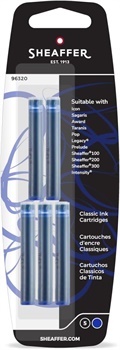 REFILL CARTUCCE SHEAFFER BLU 96320