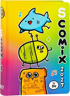 DIARIO SCOMIX BY SIO 16M 2027 12X16,5CM  75500