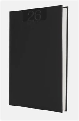 AGENDA INTEMPO DELTA NERO 15X21 2026   7136DE34
