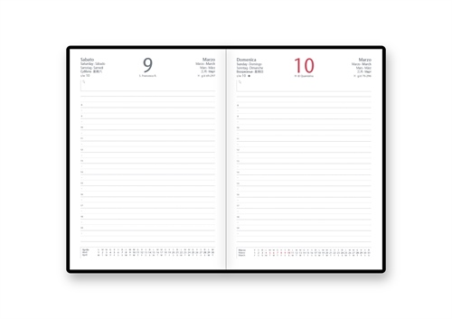 RICAMBIO INTERNO AGENDA GIORN. INTEMPO 2027 15X21CM 7040XC
