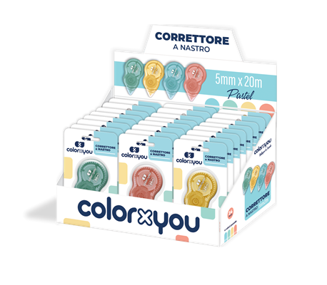 CORRETTORE A NASTRO 5MMX20MT COLORXYOU TOPQUALITY 11063