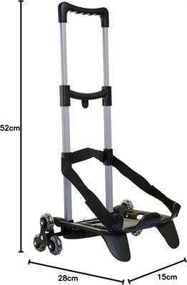 CARRELLO TROLLEY SEVEN BE BOX NERO 3 RUOTE  3C2032038-899