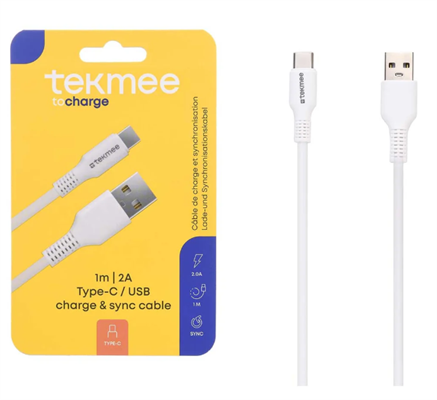 CAVO RICARICA TYPE C - USB 18W 1MT     40430170