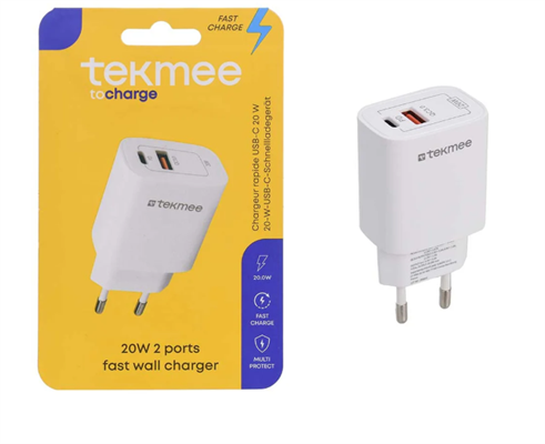PRESA DOPPIA ENTRATA TYPE-C/USB 20W 41430189