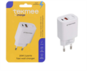 PRESA DOPPIA ENTRATA TYPE-C/USB 20W 41430189