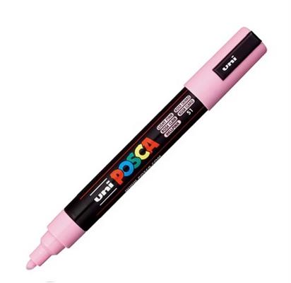 UNI POSCA MARCATORE ROSA CHIARO PC-5M