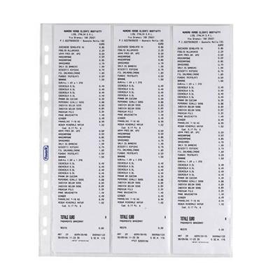 BUSTE PORTA SCONTRINI FISCALI 7X30 01039050