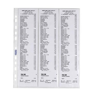 BUSTE PORTA SCONTRINI FISCALI 7X30 01039050