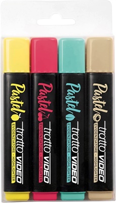 EVIDENZIATORE STABILO PASTEL MEDITTERANEO 4PZ 835802