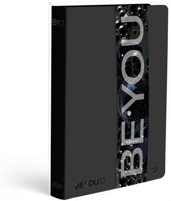 DIARIO BE YOU EXTRA BLACK EASY 12,5X16,5 2027    BE9BP000