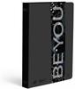 DIARIO BE YOU EXTRA BLACK EASY 12,5X16,5 2027    BE9BP000