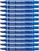 PENNARELLO PERMANENTE PENTEL N60 PUNTA SCALPELLO BLU