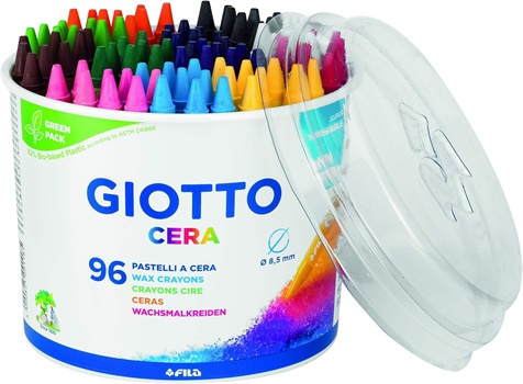 BARATTOLO PASTELLI A CERA GIOTTO DA 96PZ    523600