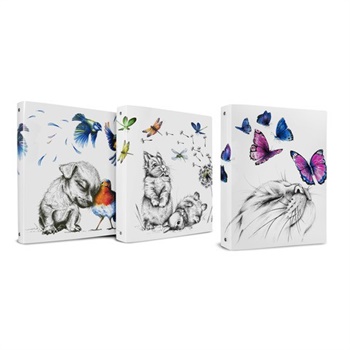 RACCOGLITORE CON ANELLI A4 ICON FRIEND        3625190