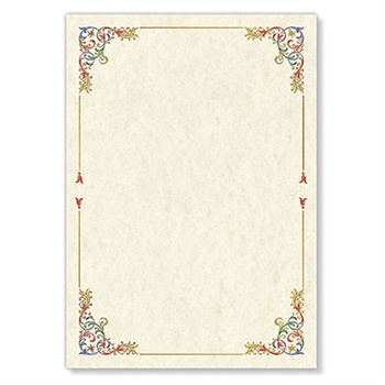 DIPLOMI PERGAMENA A4 L'ARTISTICA    1920-19