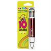 PENNE A SFERA 10 COLORI FLUO CARIOCA 12PZ 42761