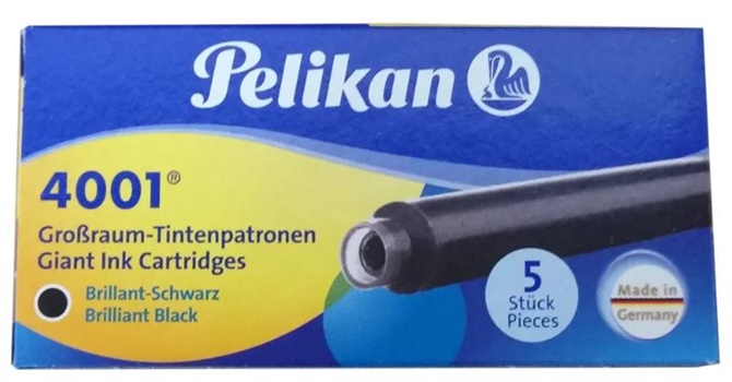 REFILL CARTUCCE 4001 NERO GTP/5