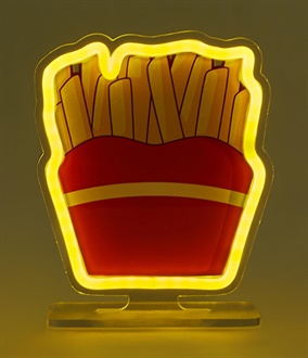 LAMPADA NEON FOOD PATATINE          90D302640