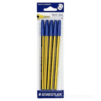BLISTER PENNE STAEDTLER NORIS BLU 5PZ         434M3BK5I