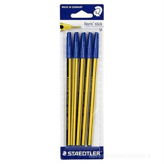BLISTER PENNE STAEDTLER NORIS BLU 5PZ         434M3BK5I