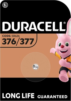 BATTERIE BOTTONE DURACELL 376/377   DU85