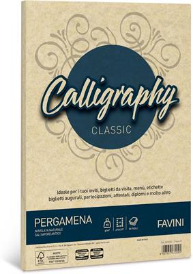 CARTA CALLIGRAPHY FAVINI CREMA A4 90GR 50FF A692204
