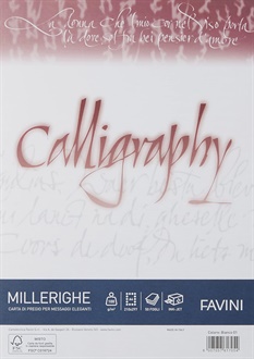 CARTA CALLIGRAPHY FAVINI MILLERIGHE A4 100GR 50FF  A690224