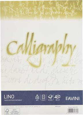 CARTA CALLIGRAPHY FAVINI LINO 120GR AVORIO A69Q514