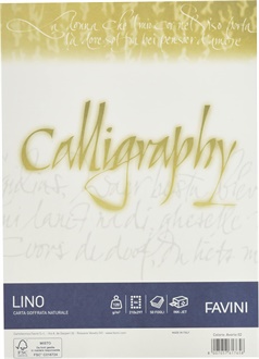 CARTA CALLIGRAPHY FAVINI LINO 120GR AVORIO A69Q514