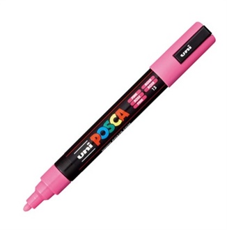 UNI POSCA MARCATORE ROSA PC-5M