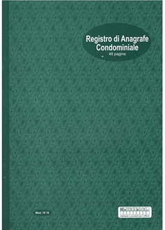 REGISTRO ANAGRAFE CONDOMINIALE 48PG 1816