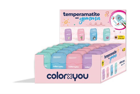 TEMPERAMATITE CON GOMMA COLORXYOU TOPQUALITY 24PZ 11081