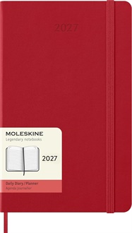 AGENDA MOLESKINE A5 RIGIDA ROSSA 12M