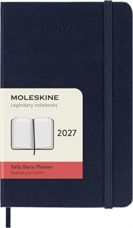 AGENDA MOLESKINE A6 BLU RIGIDA 12M