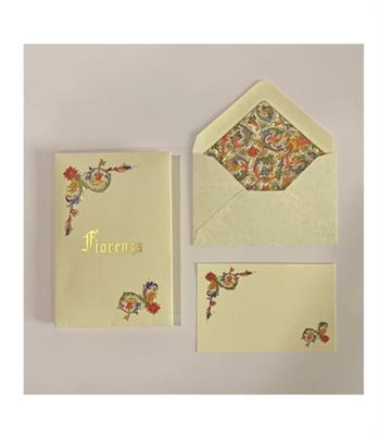 CARTA DA LETTERA FIORENZA TASCHETTA 10/10 CARTA E BUSTE 7X11
