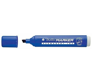 PENNARELLO TRATTO MARKER PUNTA SCALPELLO BLU 840001