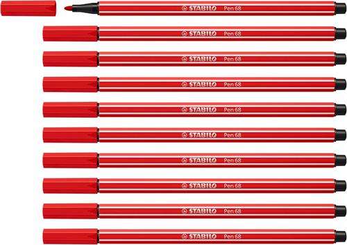 PENNARELLI STABILO POINT 68 ROSSO 68/48
