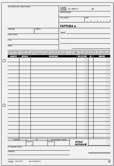 BLOCCO FATTURE 1 ALIQUOTA A5 3COPIE    2106