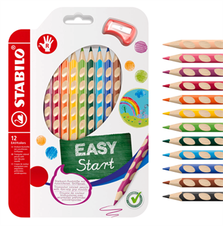 PASTELLI COLORATI EASY STABILO DA 12 332/12