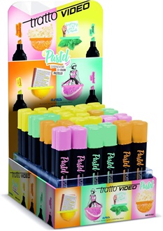 EVIDENZIATORE TRATTO VIDEO PASTELLO ROSA         833517