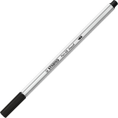 PENNARELLI STABILO 68 BRUSH NERO PUNTA A PENNELLO 568/46