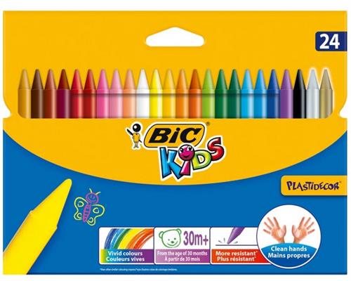 BIC KIDS PASTELLI PLASTIDECOR DA 24 8297724