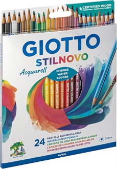 PASTELLI GIOTTO STILNOVO ACQUARELLABILI DA 24  255800
