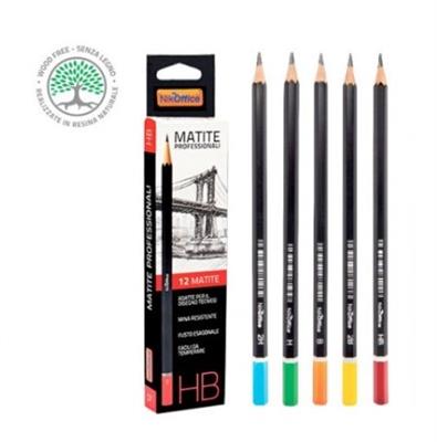MATITE IN GRAFITE PROFESSIONALI HB/2 DA 12 NIKOFFICE  32NIK020