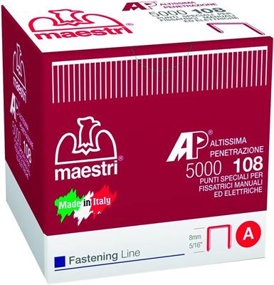 PUNTI FISSATRICE 108 FOREST 8MM 5000PZ        1101203